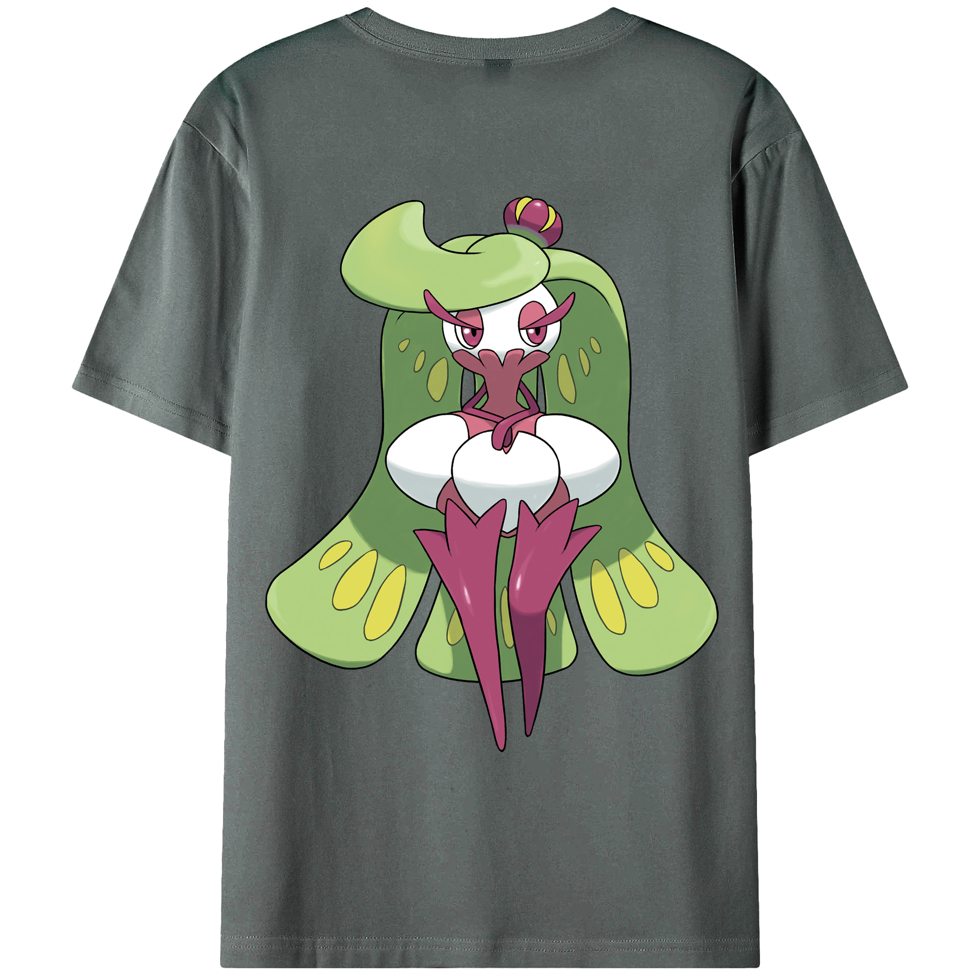 （画像用） ポケットモンスター Pokémon 綿100％ メンズ半袖Tシャツ（バックプリント） 通気性